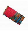 Pochette rectangulaire en Wax Dashiki