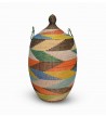 Panier africain multicolore
