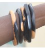bracelets en bois d'ébène
