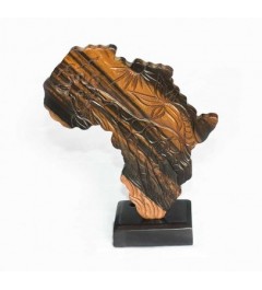 Carte d'Afrique en bois Ébène